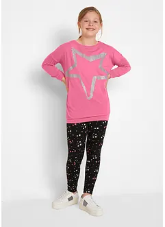 Maglia lunga e leggings (set 2 pezzi), bonprix