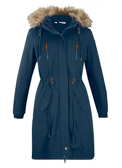 Parka invernale con cappuccio in ecopelliccia, bonprix