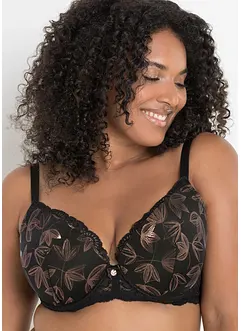 Reggiseno imbottito lucido con ferretto, bonprix