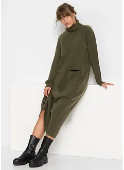 Abito in maglia a collo alto, bonprix