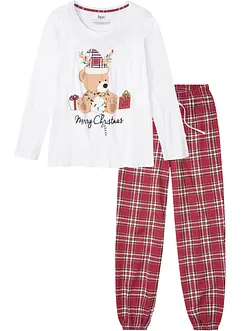 Pigiama in puro cotone biologico, bonprix