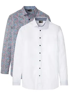 Camicia a maniche lunghe (pacco da 2), bonprix