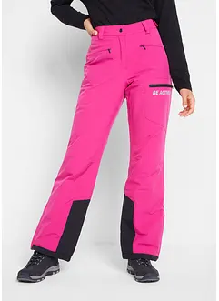 Pantaloni da neve termici impermeabili, straight, bonprix