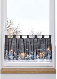 Tenda a vetro LED con stampa natalizia, bpc living bonprix collection