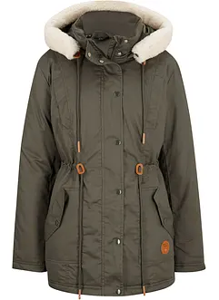 Parka imbottito con ecopelliccia, bonprix