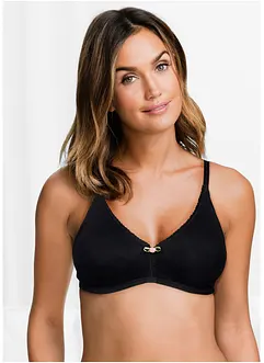 Reggiseno senza ferretto (pacco da 3) in cotone biologico, bonprix