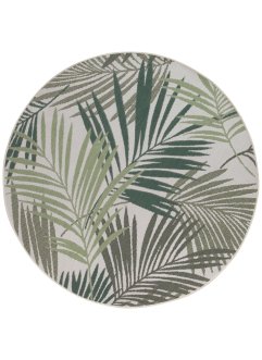 Tappeto rotondo da interno ed esterno con foglie di palma, bpc living bonprix collection