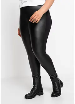 Leggings in similpelle con viscosa, bonprix