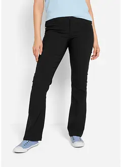 Pantaloni elasticizzati in bengalina, bootcut, bonprix