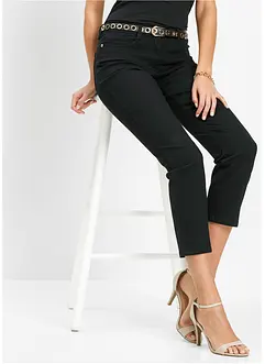 Pantaloni cropped elasticizzati, bonprix