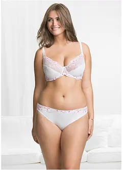 Reggiseno con ferretto (pacco da 3) con poliammide riciclata, bonprix