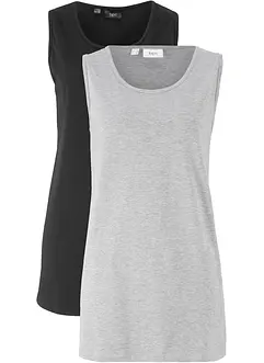 Top lungo basic (pacco da 2), bonprix