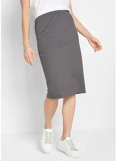 Gonna elasticizzata di jersey (pacco da 2), bonprix