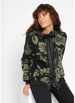 Felpa con zip e cotone, bonprix