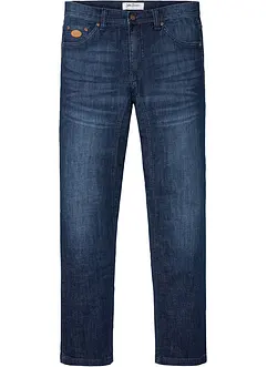 Jeans elasticizzati con cavallo rinforzato classic fit, tapered, bonprix