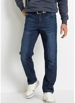 Jeans elasticizzati con cavallo rinforzato classic fit, tapered, bonprix