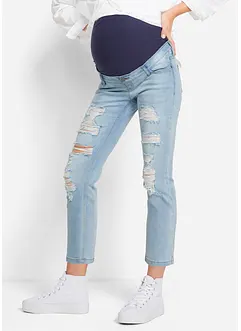 Jeans prémaman cropped strappati, bonprix