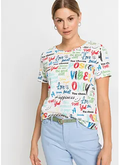 T-shirt in misto viscosa morbido, bonprix