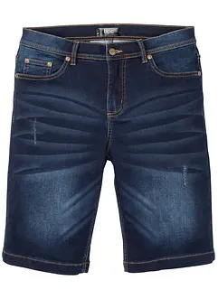 Bermuda in jeans elasticizzati con taglio comfort, regular fit, bonprix