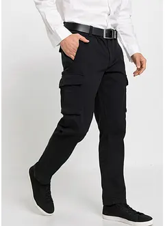 Pantaloni elasticizzati con puro cotone regular fit, straight, bonprix