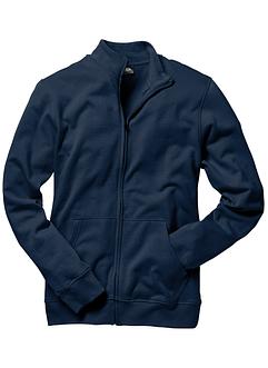 Felpa con zip a collo dritto, bpc bonprix collection