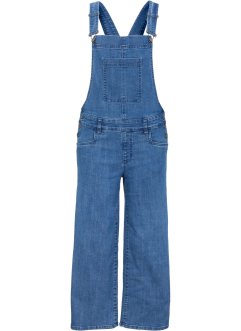 Blu Bonprix Donna Abbigliamento Tute e salopette Salopette Salopette di jeans elasticizzata comfort wide 