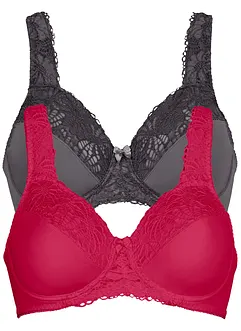 Reggiseno minimizer con ferretto (pacco da 2), bonprix