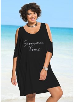 Copricostume con cut-out Bonprix Donna Abbigliamento Vestiti Vestiti da spiaggia Nero 