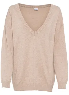 Maglione oversize in misto viscosa, bonprix