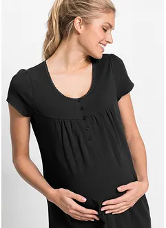 Camicia da notte per l'allattamento con cotone sostenibile, bonprix