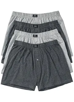 Boxer larghi in jersey (pacco da 4), bonprix