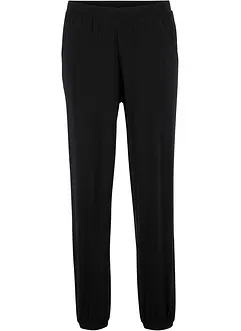 Pantaloni in jersey di viscosa fluente con tasche, bonprix