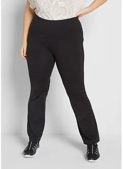 Pantaloni sportivi modellanti svasati, bonprix