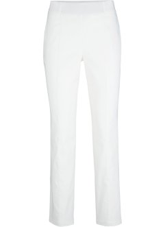 Pantaloni cropped in bengalina con elastico slim fit, bpc bonprix collection