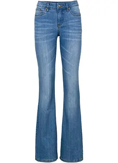 Jeans elasticizzati comfort, bootcut, bonprix