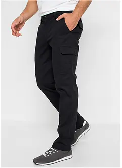 Pantaloni cargo elasticizzati termici regular fit, straight, bonprix