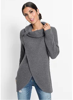 Maglione con bottoni, bonprix