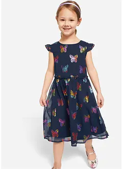 Abito di chiffon svasato, bonprix