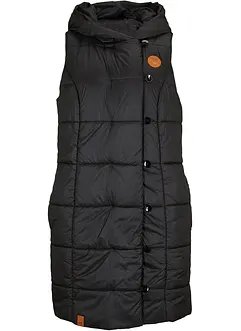 Gilet trapuntato in lunghezza midi, bonprix