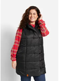 Gilet trapuntato in lunghezza midi, bonprix