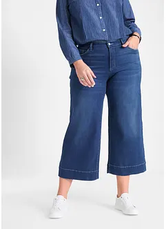 Jeans culotte elasticizzati ultra morbidi, bonprix