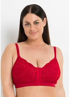 Reggiseno senza ferretto con chiusura anteriore e cotone (pacco da 2), bonprix