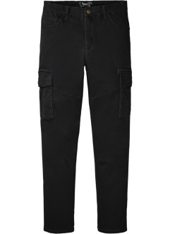 Pantaloni cargo elasticizzati slim fit straight, bpc bonprix collection