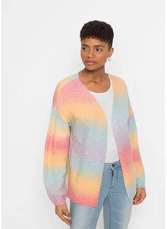 Cardigan in morbido filato grosso misto lana, bonprix