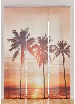 Tenda a pannello con palme (set 3 pezzi), bpc living bonprix collection