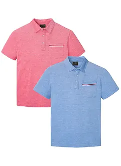 Polo in piquet di puro cotone biologico (pacco da 2), bonprix