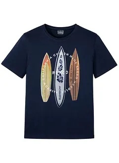 T-shirt in puro cotone biologico, slim fit, bonprix
