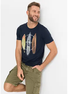 T-shirt in puro cotone biologico, slim fit, bonprix
