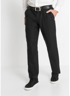 Pantaloni chino in lino con cinta confortevole regular fit straight, bpc selection