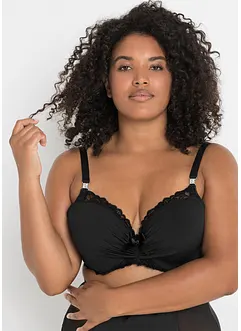 Reggiseno con coppe preformate, ferretto e poliammide riciclata, bonprix